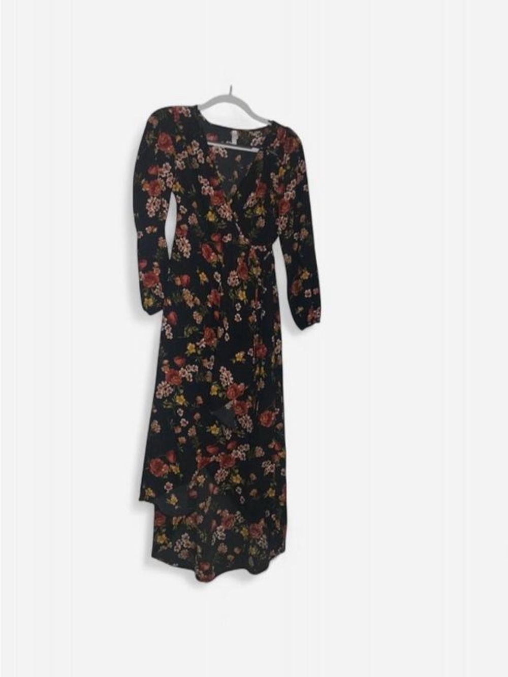 Beautiful Fall Wrap Maxi Dress